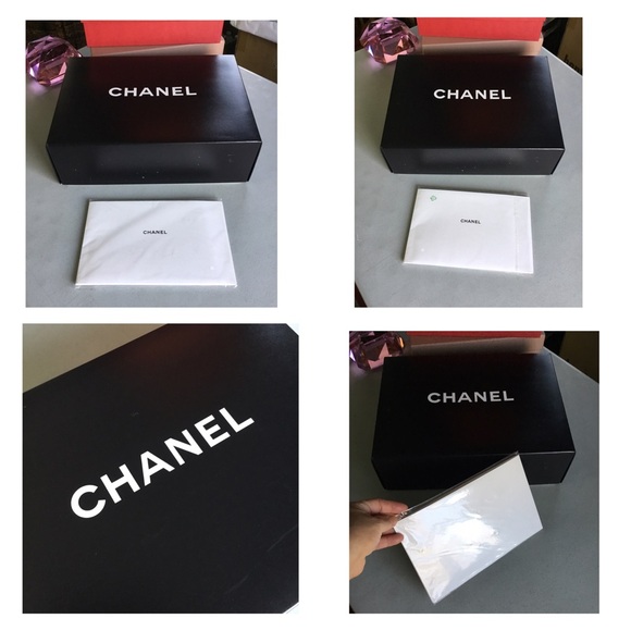 CHANEL EMPTY BOX FROM FLAP BAG NO BAG WITH BOOK MINI DUST BAG - Picture 7 of 14